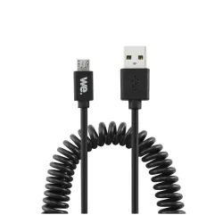 Câble USB / micro USB torsadé 2m - noir