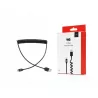 Câble USB / micro USB torsadé 2m - noir