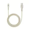 Câble micro USB/USB A bisourcé avec 30% de matières recyclées - 1m - Packaging écoconçu