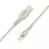 Câble micro USB/USB A bisourcé avec 30% de matières recyclées - 1m - Packaging écoconçu