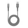 Câble USB/USB-C 3.2 gen 1 mâle/mâle avec cordon en nylon + kevlar 400D - 1m