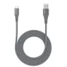 Câble USB/USB-C 3.2 gen 1 mâle/mâle avec cordon en nylon + kevlar 400D - 2m