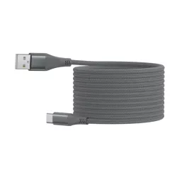 Câble USB/USB-C 3.2 gen 1 mâle/mâle avec cordon en nylon + kevlar 400D - 2m