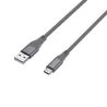 Câble USB/USB-C 3.2 gen 1 mâle/mâle avec cordon en nylon + kevlar 400D - 2m