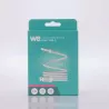 Câble USB/USB-C magnétique, USB2,0 - 20V/3A 60W max, 1mètre blanc