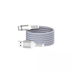 Câble USB/USB-C magnétique, USB2,0 - 20V/3A 60W, 1mètre Violet