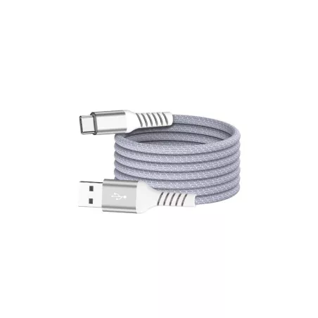 Câble USB/USB-C magnétique, USB2,0 - 20V/3A 60W, 1mètre Violet