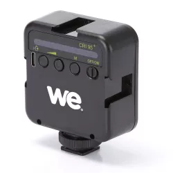 Lampe LED Vlogging rechargeable puissance 6W, luminosité reglable batterie 2200mah pr video et photo sabot de fixation griffe…