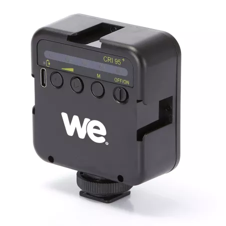 Lampe LED Vlogging rechargeable puissance 6W, luminosité reglable batterie 2200mah pr video et photo sabot de fixation griffe…