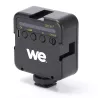 Lampe LED Vlogging rechargeable puissance 6W, luminosité reglable batterie 2200mah pr video et photo sabot de fixation griffe…