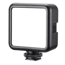 Lampe LED Vlogging rechargeable puissance 6W, luminosité reglable batterie 2200mah pr video et photo sabot de fixation griffe…