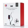 WE Anneau lumineux led avec support téléphone universel et pince d'accroche. 3 modes couleurs et 10 modes de luminosité. Bras…