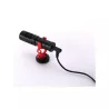 Microphone moumoute WE Vlog bonnette anti-vent compt tel, tablette, pc, caméra fixation cold shoe