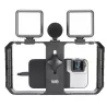 Support/Rig universel pour Vlogging comp av tous les smartphones, stabilisateur, 3 griffes pour acces 5 pas de vis 1/4 cmpt…