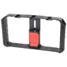 Support/Rig universel pour Vlogging comp av tous les smartphones, stabilisateur, 3 griffes pour acces 5 pas de vis 1/4 cmpt…