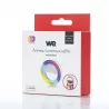 Anneau lumineux portable, diamètre de l'anneau 8.5cm, 16 LEDs, lumière blanche et RGB, batterie rechargeable de 150mAh…