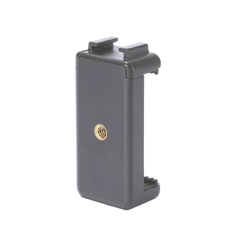 Support tél avec pas de vis 1/4 2 pas de vis 1/4 en bas et au dos ideal pour utiliser avec un trépied