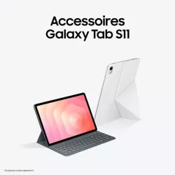 Tablette Galaxy Tab S11 11 128Go Grey WIFI Android 16 RAM 12Go 2560X1600 4 speakers + Camera 13MP + 12MP S pen inclus DAS…