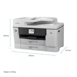 BROTHER MFCJ6960DW MFP 4en1 jet d'encre couleur pro A3 Business Smart 31ppm,R-V Integral,chargeur 50p,Fax,Ethernet,Wifi,ADF…