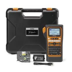 BROTHER PT-E310BTVP Etiqueteuse électricien 18mm, 5 lignes, 20mm/s, 180dpi, USB-C, malette transport, batterie Li-ion
