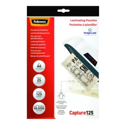 Fellowes pochette de plastification A4 125MIC 25PK 5396301 !