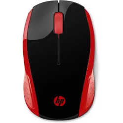 HP 200 Rose imperat - Souris sans fil 1er prix, forme galbée, 2 piles AAA ,1000 ppp