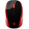HP 200 Rose imperat - Souris sans fil 1er prix, forme galbée, 2 piles AAA ,1000 ppp