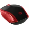 HP 200 Rose imperat - Souris sans fil 1er prix, forme galbée, 2 piles AAA ,1000 ppp