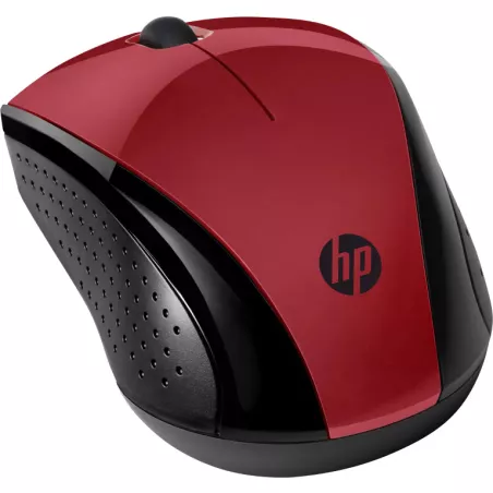 HP 220 Rouge - Souris sans fil Résolution capteur 1300 dpi connexion 2,4 Ghz 3 boutons, autonomie jusqu'à 15 mois en usage…