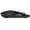 HP Z3700 Noire - Souris sans fil - fonctionne sur une large gamme de surfaces, durée de vie jusqu'à 16 mois, 1 x pile AA