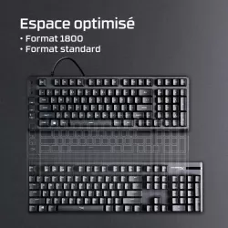 HyperX Eve 1800 - Clavier gaming filaire