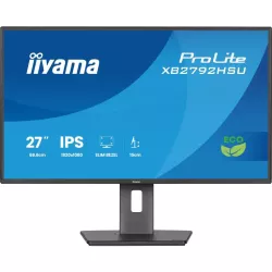 Ecran IIYAMA 27'' Noir IPS LED Ultra mince 16:9 1920x1080 3ms 300 cd/m² 120Hz HDMI Displayport 2xUSB (3.2) HPs TCO 15cm pied…