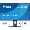 Ecran IIYAMA 27 Noir Ultra mince IPS 16:9 2560x1440 350cd/m² 1ms HDMI DP USB-C Dock USB-C 4xUSB HPs commutateur KVM 15cm pied…