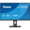 Ecran IIYAMA 27 Noir Ultra mince IPS 16:9 2560x1440 350cd/m² 1ms HDMI DP USB-C Dock USB-C 4xUSB HPs commutateur KVM 15cm pied…