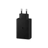 Chargeur adaptateur secteur Ultra Rapide TRIO 65W, 2x Ports USB Type C & 1x USB Type A (sans câble) Coloris Noir Samsung…