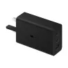 Chargeur adaptateur secteur Ultra Rapide TRIO 65W, 2x Ports USB Type C & 1x USB Type A (sans câble) Coloris Noir Samsung…
