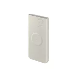 Batterie Externe Sans Fil 25W, 10,000mAh matériaux recyclés Coloris Beige Samsung EB-U2510XUEGEU