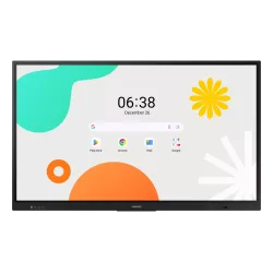 ECRAN SAMSUNG 75'' LFD WA75F Tactile intéractif 4K UHD 3840x2160 400cd/m² 16:9 Android 14 Certification EDLA HPs 15W x 2…