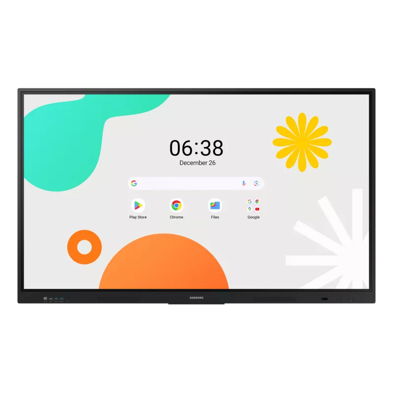 ECRAN SAMSUNG 75'' LFD WA75F Tactile intéractif 4K UHD 3840x2160 400cd/m² 16:9 Android 14 Certification EDLA HPs 15W x 2…
