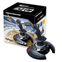 THRUSTMASTER T-FLIGHT STICK X Joystick PC et PS3 Plug & Play Boutons PRESET, MAPPING Socle lesté Programmable 12bouton 4axes…