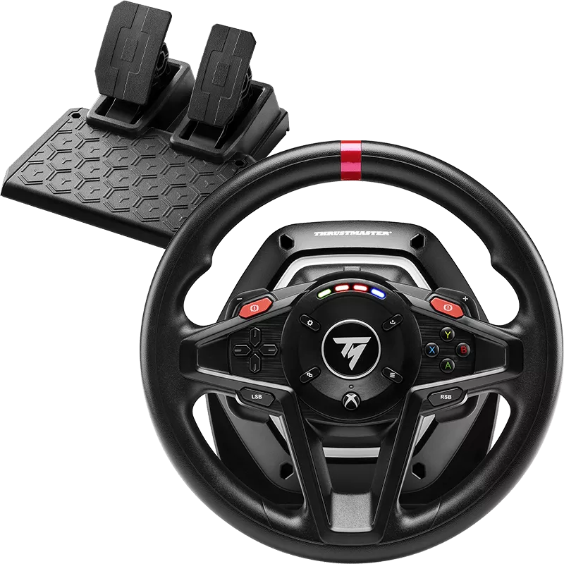 THRUSTMASTER T128 PC/XBox Retour de force optimise, Palettes magnetiques Pedialier magnétiques 2 pedales 4460184