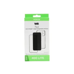 WE PACK verre trempé et coque de protection transparente HONOR 400 LITE