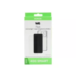 WE PACK verre trempé et coque de protection transparente HONOR 400 SMART