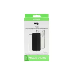 WE PACK verre trempé et coque de protection transparente HONOR MAGIC 7 LITE