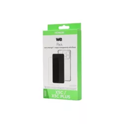 WE PACK verre trempé et coque de protection transparente HONOR X5C / X5C PLUS