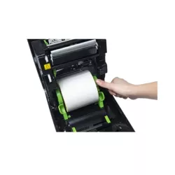 BROTHER Imprimante d'étiquettes 4pouces de production TD4650TNWB 203dpi, 20mm-112mm, 203m/s, USB/USB Host, Ethernet, série…