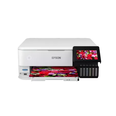EPSON EcoTank ET-8500 MFP 3en1 Jet d'encre 6 couleurs A4 rechargeable 16ppm/12ppm, R-V, USB, Ethernet, Wifi, Wifi direct, SD…
