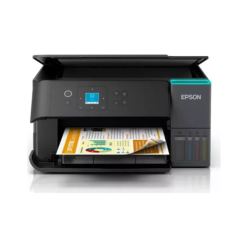 EPSON EcoTank ET-2950 MFP Jet d'encre couleur A4 rechargeable 15ppm/8ppm, Wifi, R-V, USB, 100f