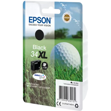 EPSON Cartouche Golf 34XL Encre Durabrite Noir 16,3ml