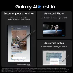 Tablette Galaxy Tab S9 11 256Go Anthracite WIFI Android 14 RAM 12Go 2560X1600 4 speakers + Camera 13MP + 12MP S pen inclus DAS…